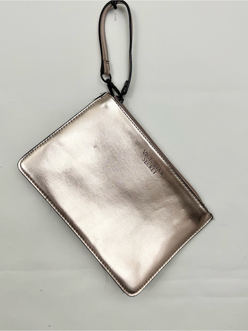 Victoria's Secret Metallic Rose Gold Wristlet